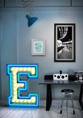 Graphic Collection Letter E Lamp