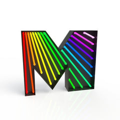 Graphic Collection Letter M Lamp