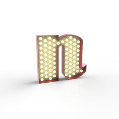 Graphic Collection Letter N Lamp