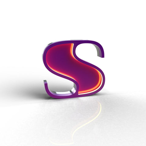 Graphic Collection Letter S Lamp
