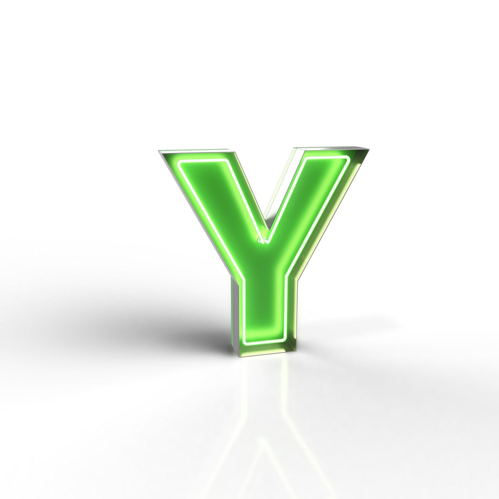 Graphic Collection Letter Y Lamp