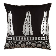 Bidri Foil Print 'Double Fern' Cushion