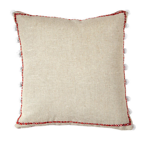 Rabari Embroidery 'Mirrorwork' Cushion