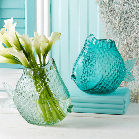 Textured Reef Fish Vase