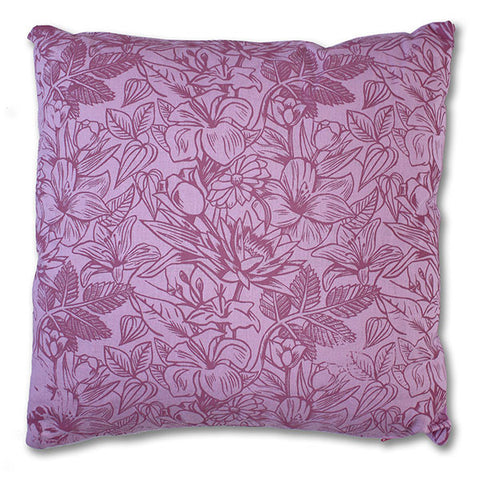 Light Pink Floral Design Cushion