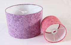 Pink Floral Lampshade