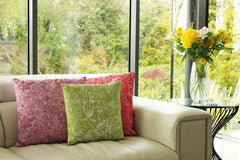 Coral Floral Design Cushion