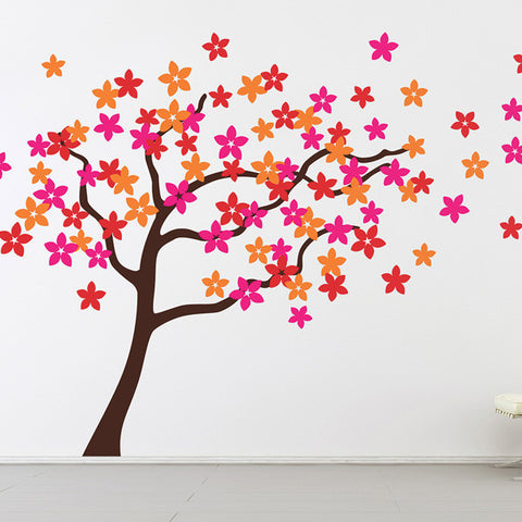 Flower Tree Wall Stickers