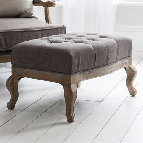 Eva Footstool Dove Grey