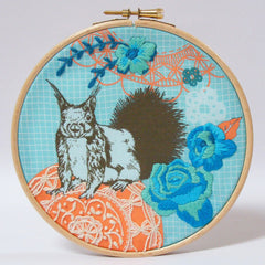 Embroidery Kit- Friendly Fellow Squirrel