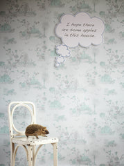 Magnetic Woodlands Wallpaper - Blue