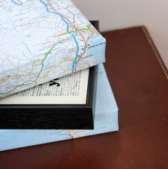 Quote Book Art "Come Inside..."