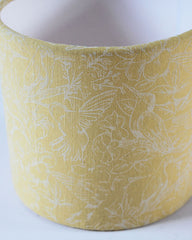 Yellow Hummingbird Lampshade