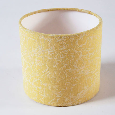 Yellow Hummingbird Lampshade