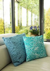 Turquoise Humming Bird Cushion