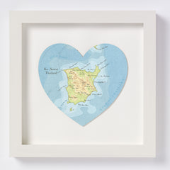 Ko Samui Heart Map