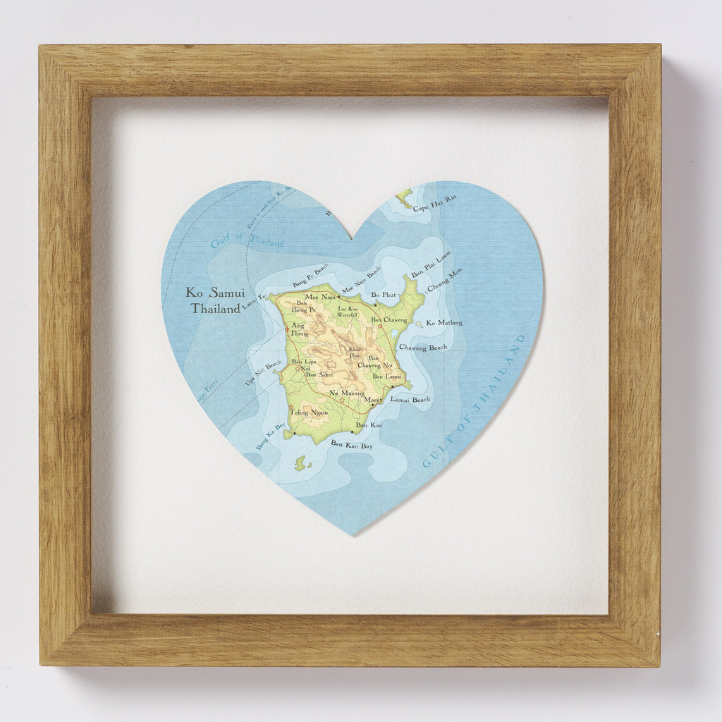 Ko Samui Heart Map