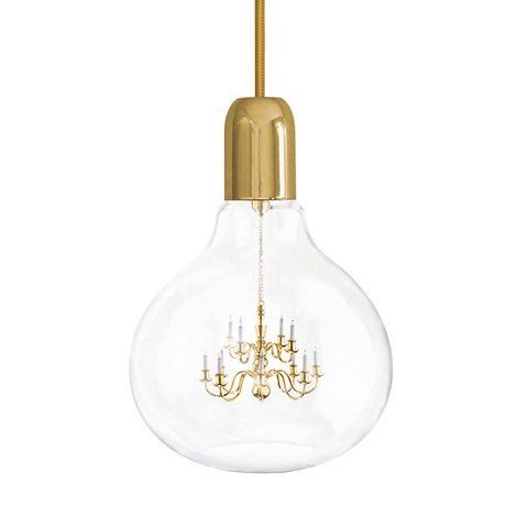 King Edison Pendant Lamp- Gold