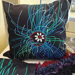 Ultraviolet Jellyfish Cushion