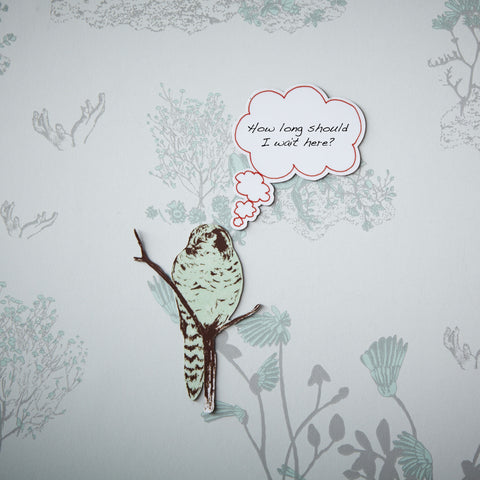 Magnetic Woodlands Wallpaper - Blue