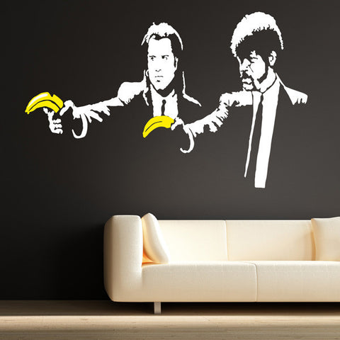 Banksy Pulp Fiction Wall Sticker