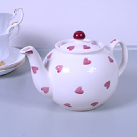 Queen of Hearts Red TeaPot