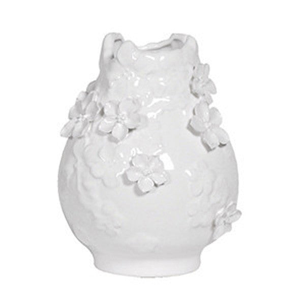 White Flower Vase