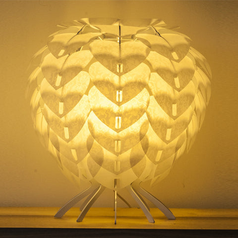 Bespoke White Table Lamp- Ivory