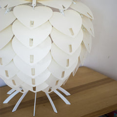 Bespoke White Table Lamp- Ivory