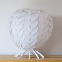 Bespoke White Table Lamp- Lace