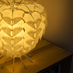 Bespoke White Table Lamp- Lace