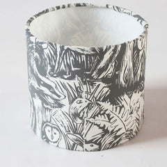 Light Grey Woodland Lampshade