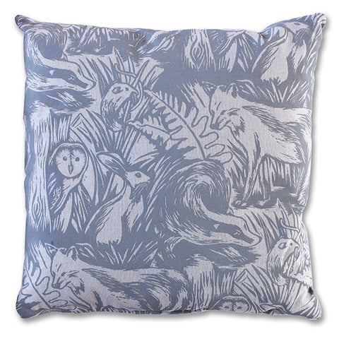 Dark Grey Woodland Cushion